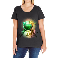 Ash Tronaut Ladies Curvy T-shirt | Artistshot