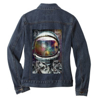 Astronaut Ladies Denim Jacket | Artistshot