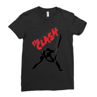 Bass Smash Of Paul Simonon Ladies Fitted T-shirt | Artistshot