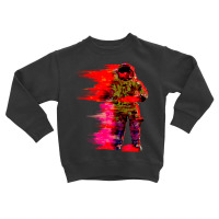 Astronaut Caught In The Storm Toddler Sweatshirt | Artistshot