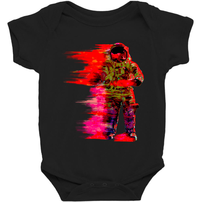 Astronaut Caught In The Storm Baby Bodysuit by joyo bobs | Artistshot