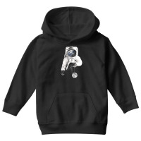 Astronaut Earth Youth Hoodie | Artistshot