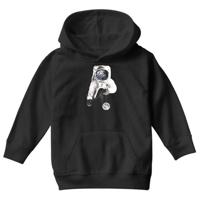 Astronaut Earth Youth Hoodie by joyo bobs | Artistshot