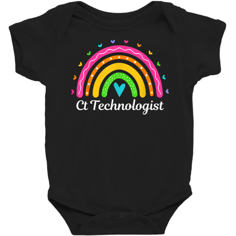 Ct Technologist Rainbow X Ray Mri Tech Radiology Technician T Shirt Baby Bodysuit by buske | Artistshot