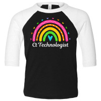 Ct Technologist Rainbow X Ray Mri Tech Radiology Technician T Shirt Toddler 3/4 Sleeve Tee | Artistshot