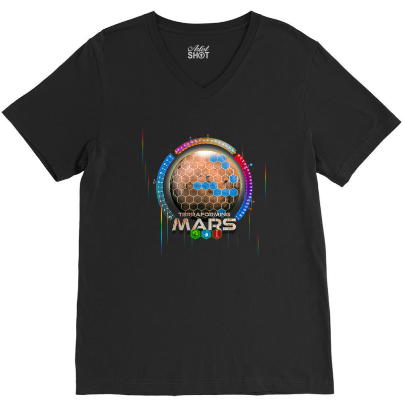 Terraforming Mars Inspired V-neck Tee | Artistshot