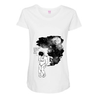 De  Composition Of Universe Maternity Scoop Neck T-shirt | Artistshot