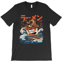 The Black Great Ramen T-shirt | Artistshot