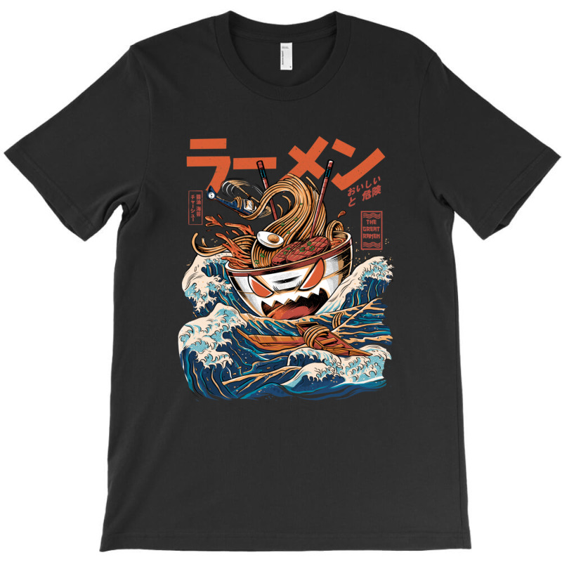 The Black Great Ramen T-shirt | Artistshot