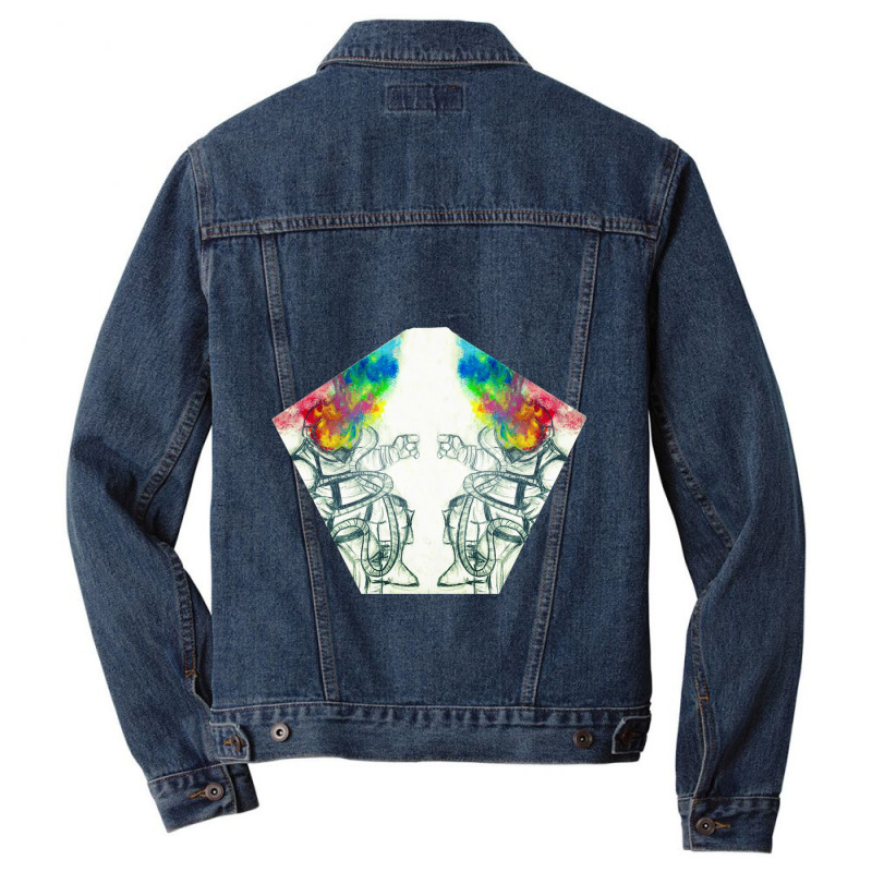 I Need More Space Men Denim Jacket by joyo bobs | Artistshot