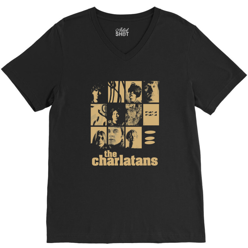 The Charlatans V-Neck Tee by StuartRamsey | Artistshot