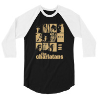 The Charlatans 3/4 Sleeve Shirt | Artistshot