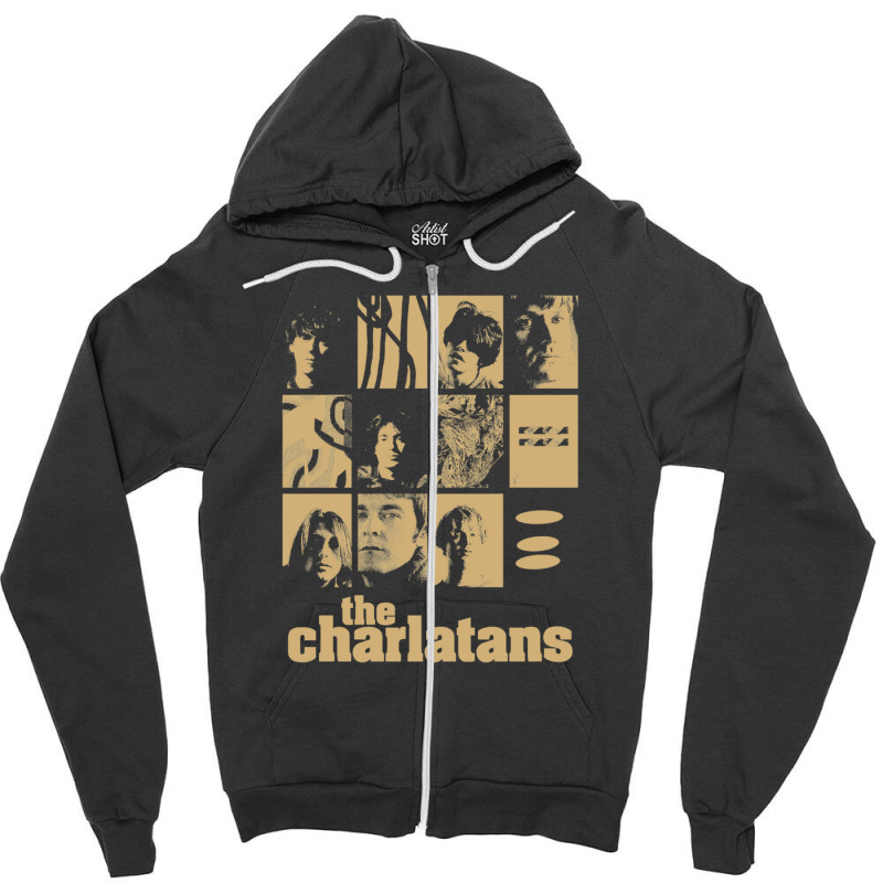 The Charlatans Zipper Hoodie by StuartRamsey | Artistshot