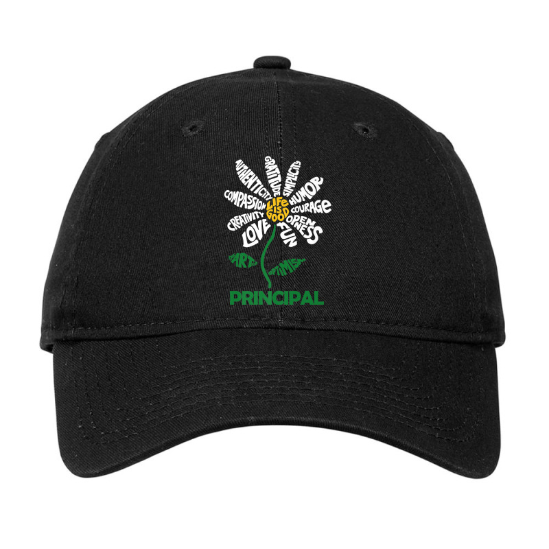 Life Is Good Principal Daisy Shirt Principal Flower School Premium Adjustable Cap by CesarRobertoRamirez | Artistshot