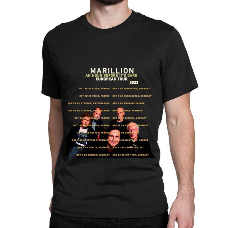 Marillion. An Hour Before It's Dark European Tour 2022 Classic T-shirt by freeza810101rh | Artistshot