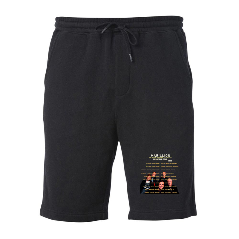 Marillion. An Hour Before It's Dark European Tour 2022 Fleece Short by freeza810101rh | Artistshot