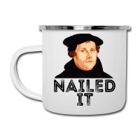 Martin Luther Nailed It 500th Reformation Day Protestant Pullover Hood Camper Cup | Artistshot