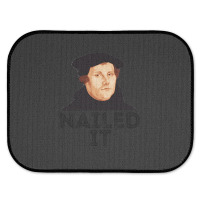 Martin Luther Nailed It 500th Reformation Day Protestant Pullover Hood Rear Car Mat | Artistshot