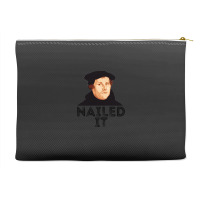 Martin Luther Nailed It 500th Reformation Day Protestant Pullover Hood Accessory Pouches | Artistshot