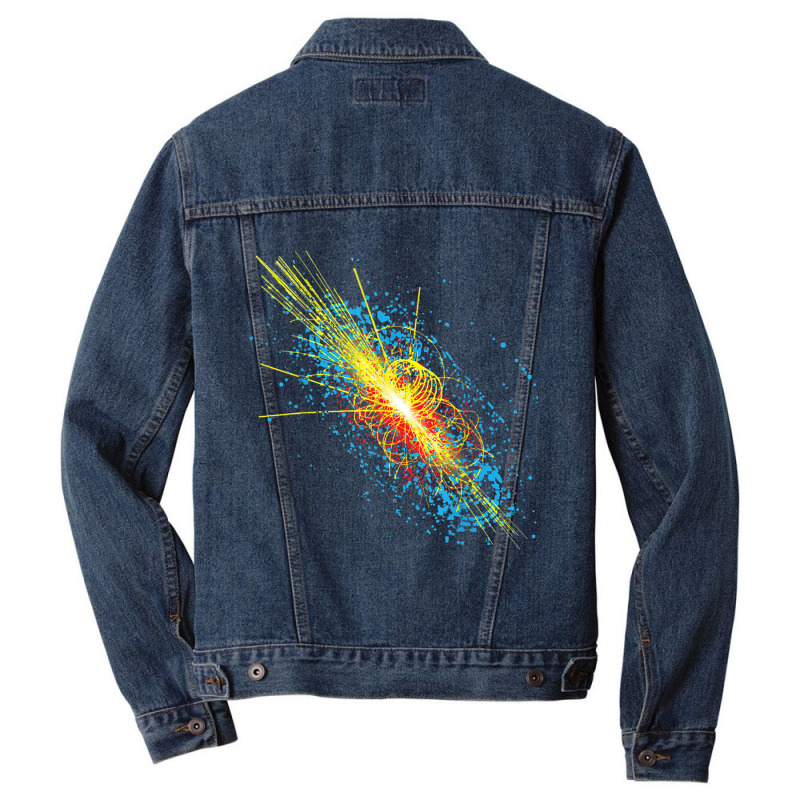 Higgs Boson Particle Quantum Theory Sci Fi  Funny Gift Men Denim Jacket by SheilaAntoinette | Artistshot