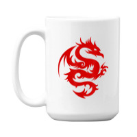 Dragon Art, Chinese Symbol Of Power, Strength, Good Luck 15 Oz Coffee Mug | Artistshot