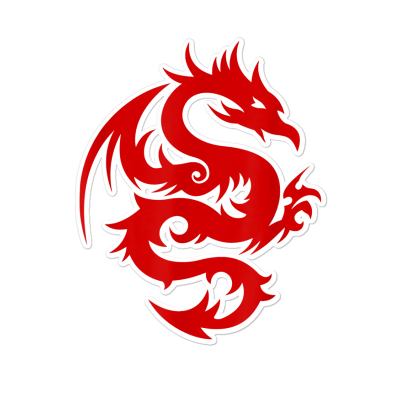 Dragon Art, Chinese Symbol Of Power, Strength, Good Luck Sticker | Artistshot