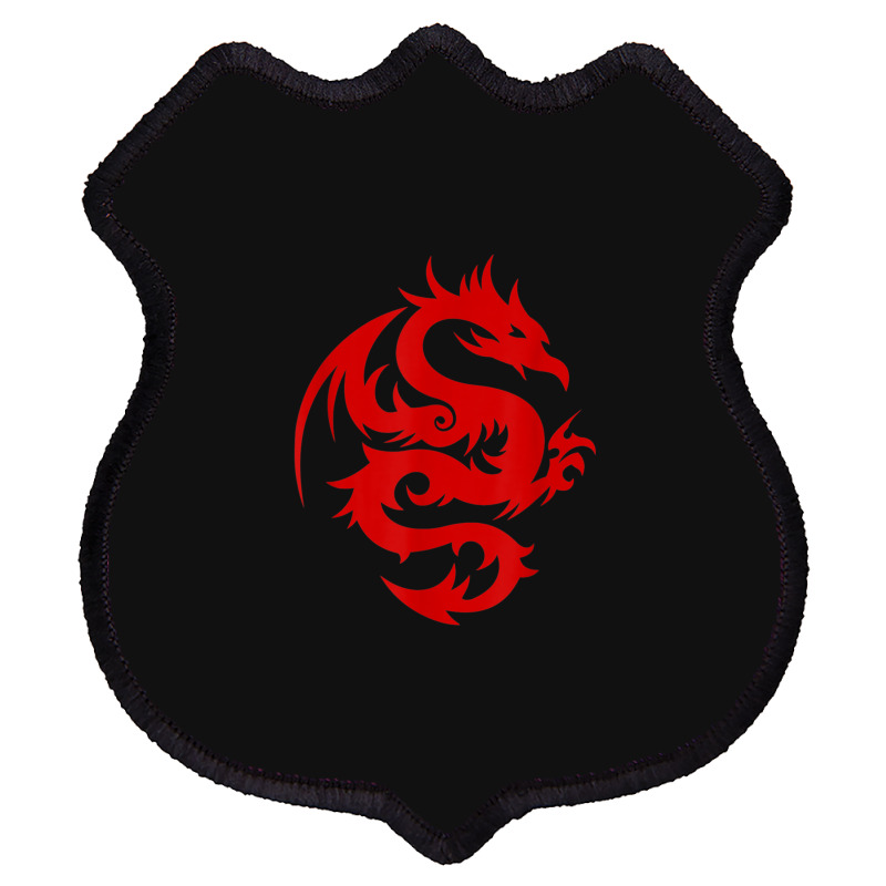 Dragon Art, Chinese Symbol Of Power, Strength, Good Luck Shield Patch | Artistshot