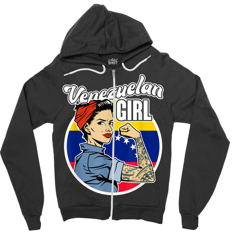 Arepas Latin America Venezuelan Women Girls Gift Venezuela Zipper Hoodie by VincentKirizaChiriminami | Artistshot