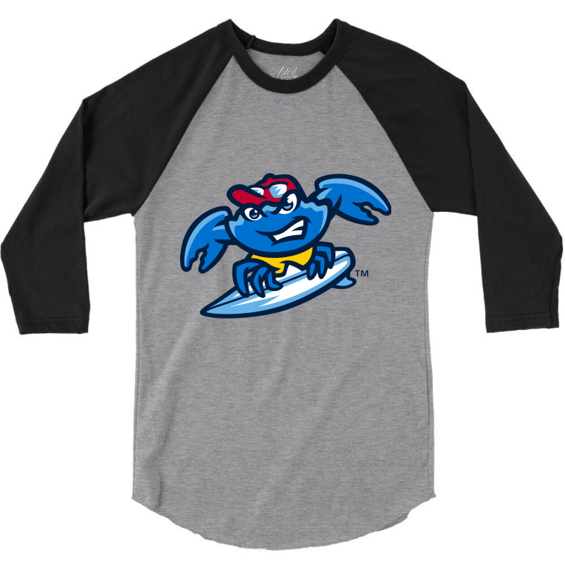 The-jersey-shore-blueclaws 3/4 Sleeve Shirt | Artistshot