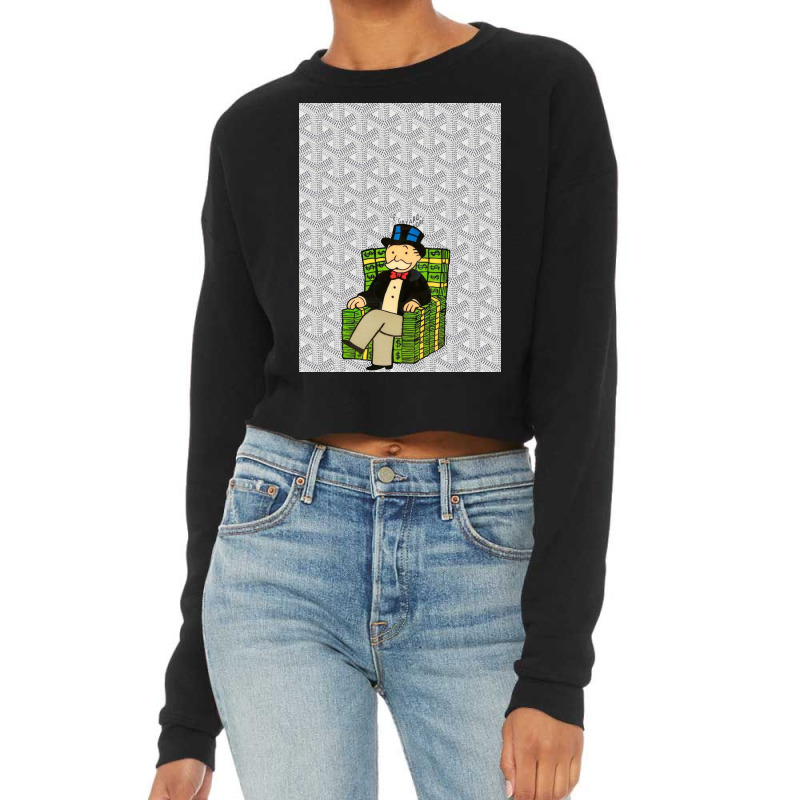 Monopoly Aleces Cropped Sweater by Johm | Artistshot