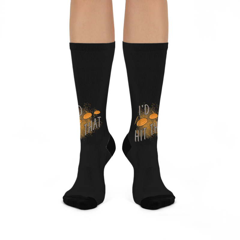 Skeet Shooting Trap Sporting Clay Target I'd Hit That Crew Socks | Artistshot