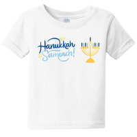 Retro Hanukkah Sameach Jewish Holiday Family Matching T Shirt Baby Tee | Artistshot