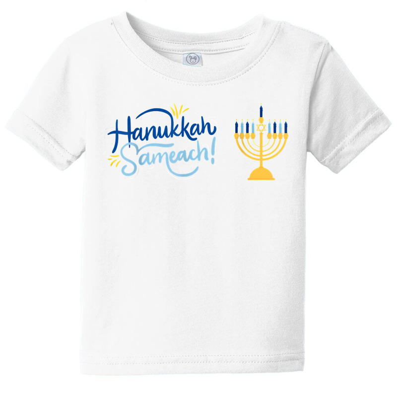 Retro Hanukkah Sameach Jewish Holiday Family Matching T Shirt Baby Tee | Artistshot