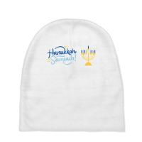 Retro Hanukkah Sameach Jewish Holiday Family Matching T Shirt Baby Beanies | Artistshot