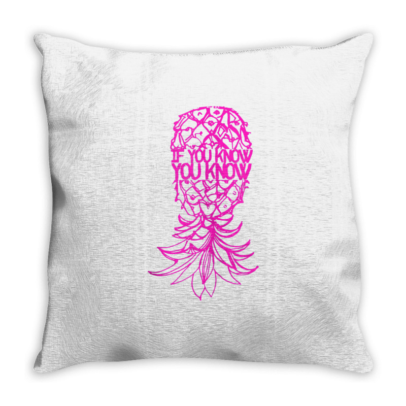 Party Mode Upside Down Pineapple Swinger Vanilla Swapping Tank Top Throw Pillow | Artistshot