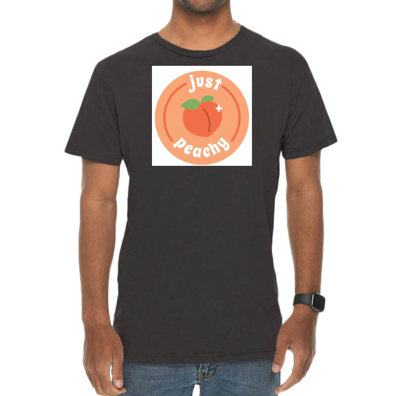 Just Peach Vintage T-Shirt by matthewhope | Artistshot