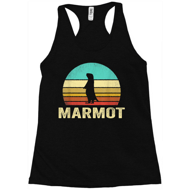 Vintage Marmot Sunset Racerback Tank by DarionMurray | Artistshot