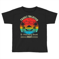 Vintage Family Vacation 2022 Florida St. Petersburg Beach T Shirt Toddler T-shirt | Artistshot