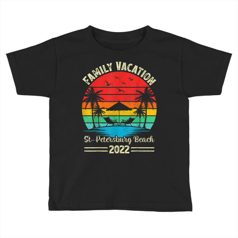 Vintage Family Vacation 2022 Florida St. Petersburg Beach T Shirt Toddler T-shirt by hin | Artistshot