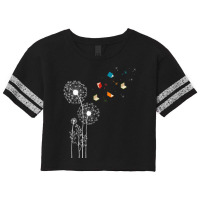 Book Nerd  Dandelion Book Reading Scorecard Crop Tee | Artistshot