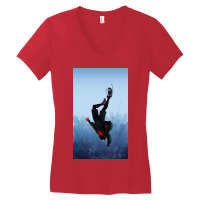 Miles Morales Jump Women's V-neck T-shirt | Artistshot