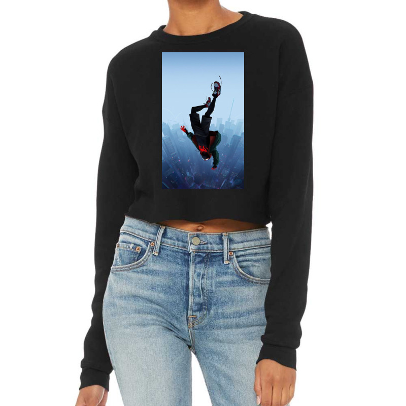 Miles Morales Jump Cropped Sweater by Ruthuhgf | Artistshot