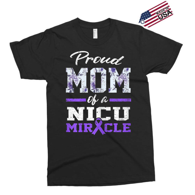 Womens Prematurity Awareness Proud Preemie Mom Nicu Warrior Miracle Exclusive T-shirt | Artistshot