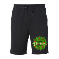 Merry Christmas Fleece Short | Artistshot