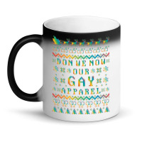 Don We Now Our Gay Apparel Lgbt Ugly Christmas Sweater   Hol Magic Mug | Artistshot