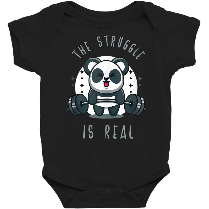 The Struggle Is Real Weight Lifts Tank Top Baby Bodysuit | Artistshot