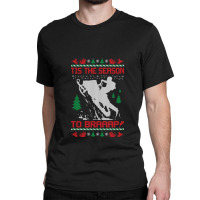 Christmas Snowmobile Ugly Season Classic T-shirt | Artistshot