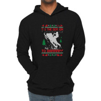 Christmas Snowmobile Ugly Season Lightweight Hoodie | Artistshot