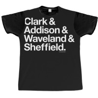 Clark & Addison & Waveland & Sheffield Chicago Graphic T-shirt | Artistshot