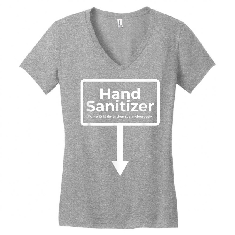 Hand Sanitizer   Funny Adult Humour Christmas Gag Gift T Shirt Women's V-Neck T-Shirt by annien | Artistshot